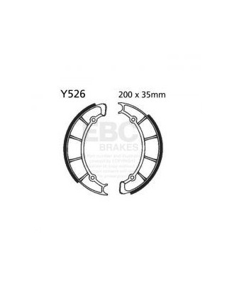 EBC plain brake shoes