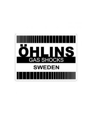 Öhlins Retro Aufkleber schwarz
