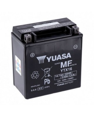 Yuasa, batería AGM, YTX16-WC