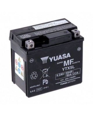 Yuasa, AGM-Batterie, YTX5L-WC