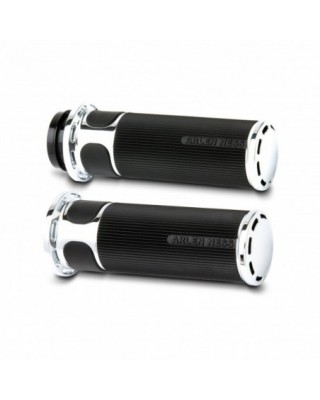 Slot Track Grips, Chrome
