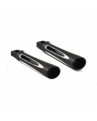 Deep Cut Footpegs, Black