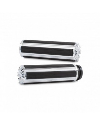 10-Gauge Comfort Grips, Chrome
