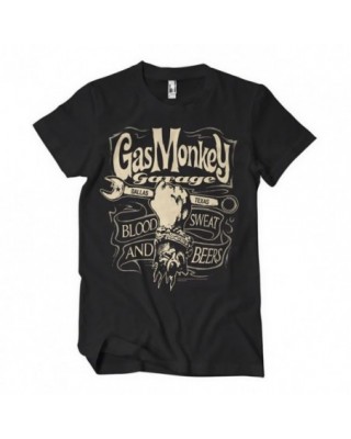 Camiseta negra con etiqueta...
