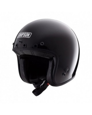 Casco Simpson Chopper negro