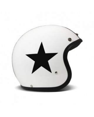 Casque rétro DMD Star White