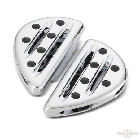 Marchepieds passager, Deep Cut Chrome, FLHX, Arlen Ness 