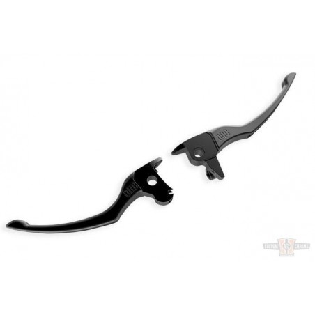 Leviers Noir anodisé, Softail 15-19, ODC 