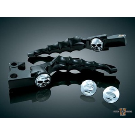 Leviers Zombie, Black, Touring 08-16, Kuryakyn 