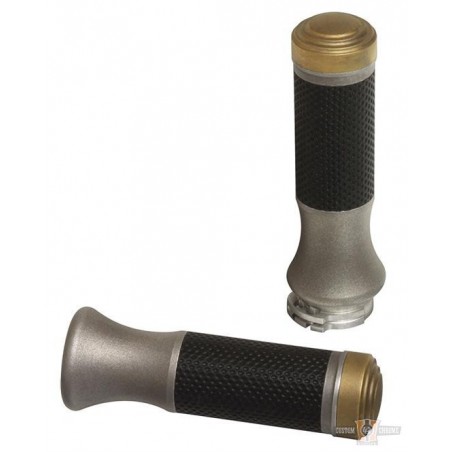 Poignées Oldstyle, Brass Cap, Sandblasted , Rebuffini 