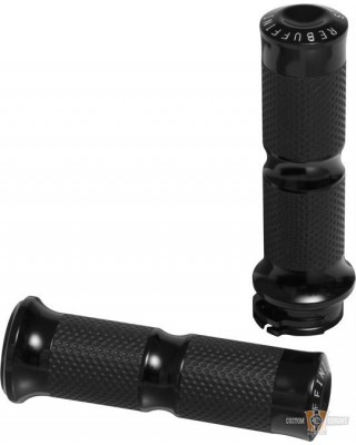 Poignées Delta, Black Anodized , Rebuffini 