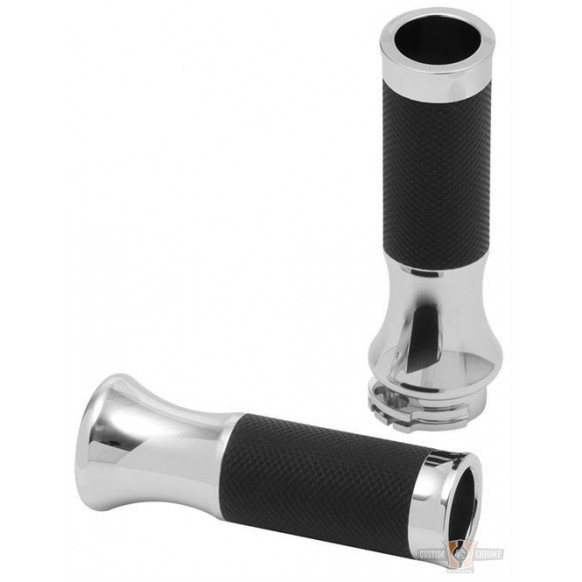 Poignées Day, Pour clignotants Motogadget, Polished , Rebuffini 