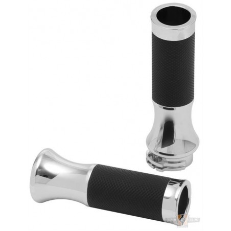 Poignées Day, Pour clignotants Motogadget, Polished , Rebuffini 