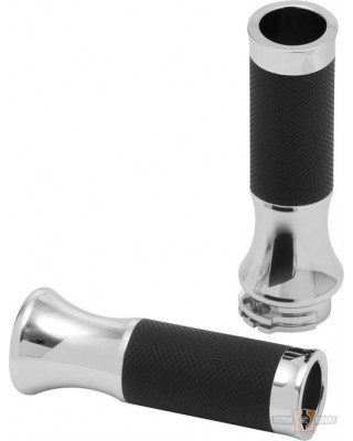Poignées Day, Pour clignotants Motogadget, Polished , Rebuffini 