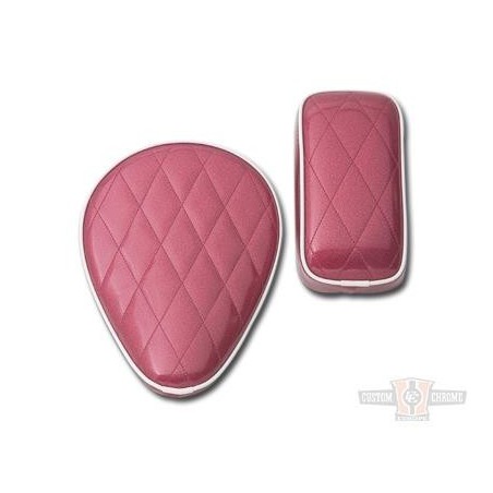 Selle Solo à ressorts, Red Metal Flakes, Le Pera 