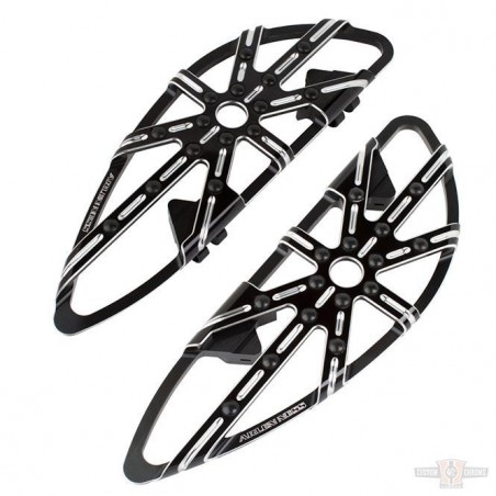 Marche-pieds  10-Gauge, Black, Softail/Touring, Arlen Ness 