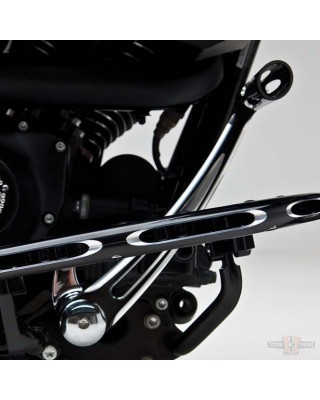 Pédale de frein FLT, DEEP CUT, BLACK, Arlen Ness 