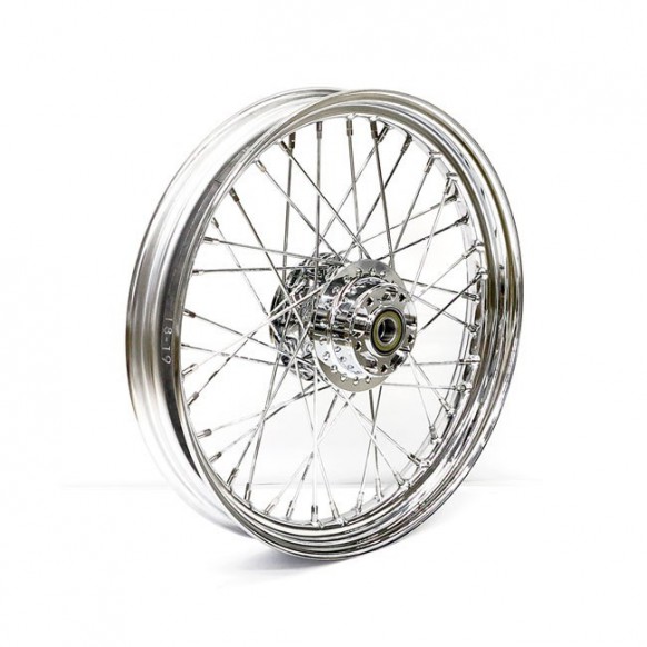 Roue avant, 2.50 X 19, 40 rayons, Chrome, 14-19 1200X/C (ABS), MCS 