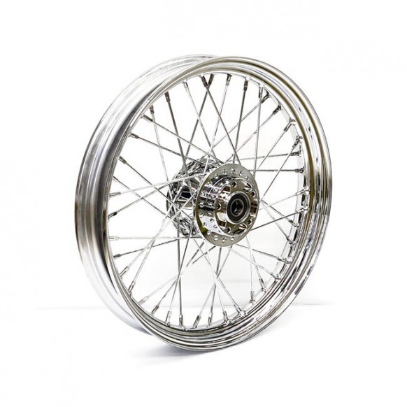 Roue avant, 2.50 X 19, 40 rayons, Chrome, 08-17 FXD (no ABS), MCS 
