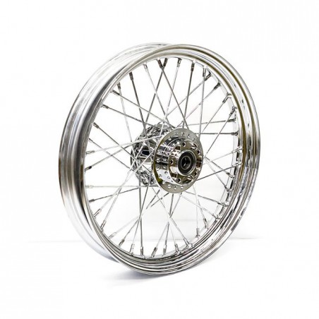 Roue avant, 2.50 X 19, 40 rayons, Chrome, 08-17 FXD (no ABS), MCS 