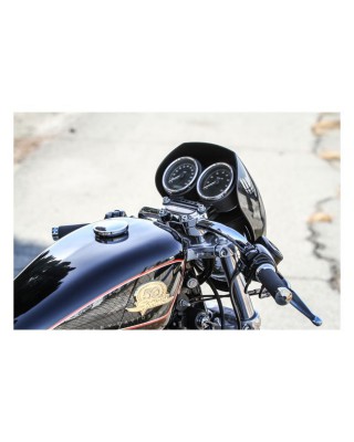 Guidon CLUBMAN, Chrome, 82-19 H-D, BURLY 