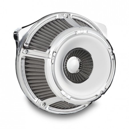 Filtre à air SLOT TRACK INVERTED CHROME, 18-20 Softail / 17-20 Touring, ARLEN NESS 