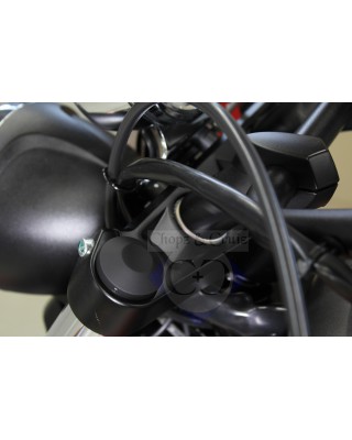 Caches écrous de tubes de fourche Victory, BLACK - Chopz&Cruiz 