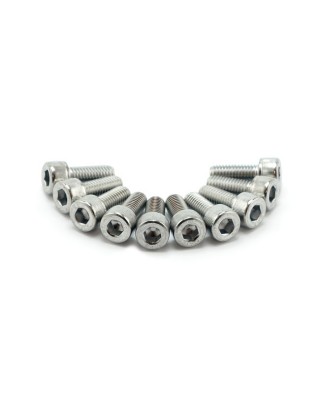 colony - Vis Allen tête cylindrique - 8mm x 20mm - Chrome - Pack de 10 - COLONY