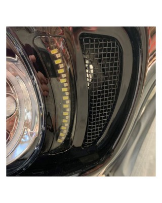 Custom Dynamics, Road Glide LED vent inserts. Black 15-20 FLTR Road Glides
