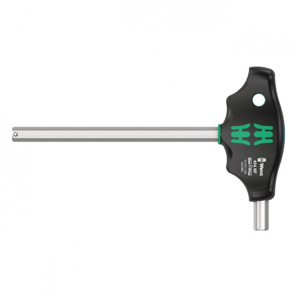 Wera HF T-handle hexdriver series 454 Size 3/8" Hex socket head (Allen head)
