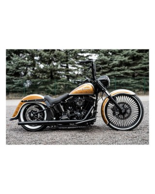 killer custom - Garde-boue avant Competition - Harley-Davidson Softail FLHC, FLDE & FLSL à partir de 2018 avec roue de 23" - K