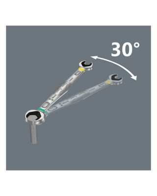 Wera wrench double open end 22/24 Joker 22mm and 24mm bolts and nuts