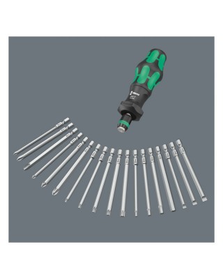 Wera, Kraftform 1/4" bit holding Turbo bit driver handle 1/4" Hexagon bits