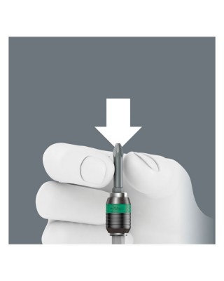 Wera, Kraftform 1/4" bit holding Turbo bit driver handle 1/4" Hexagon bits