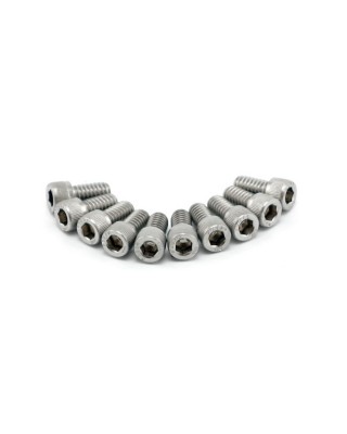 colony - Vis Allen tête cylindrique moletée - 10/24" x 1" - Inox - Pack de 10 - COLONY