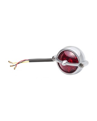 Motone, Bel Air LED taillight. Polished, no bracket. ECE