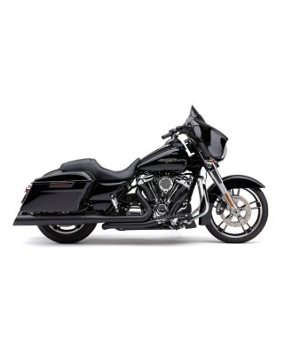 Cobra, 909 Upper Cut 4" slip-on mufflers. Black 17-20 Touring