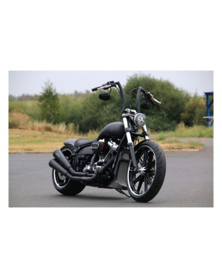 kodlin - Support de conversion de phare Breakout M8 - Harley-Davidson Softail Breakout à partir de 2018 - Noir - KODLIN