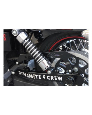 cult werk - Pare-courroie supérieur - Harley-Davidson Dyna de 2006 à 2017 - Noir - CULTWERK