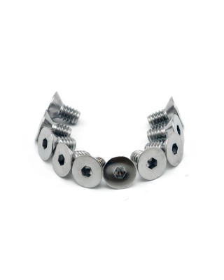 colony - Vis Allen tête fraisée - 7/16"-14 x 1-1/2" - Chrome - Pack de 10 - COLONY