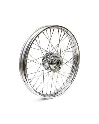 mcs - Roue avant à 40 rayons - 2.15" x 21" - Harley-Davidson Dyna de 2012 à 2017 (ABS) - Chrome - MCS