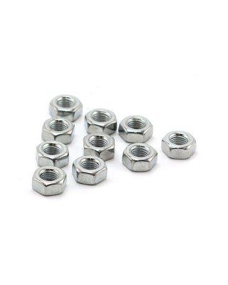 colony - Ecrous 6 pans - 6 mm (1.0) - Chrome - Pack de 10 - COLONY
