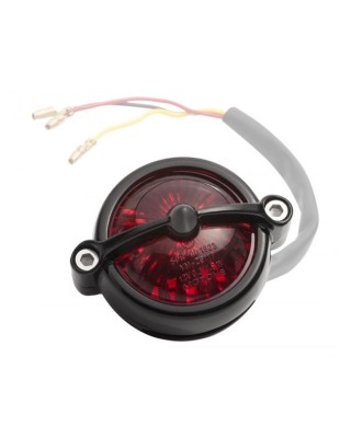 Motone, Bel Air LED taillight. Black, no bracket. ECE