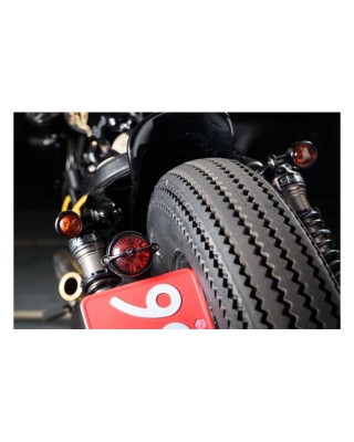 Motone, Bel Air LED taillight. Black, no bracket. ECE