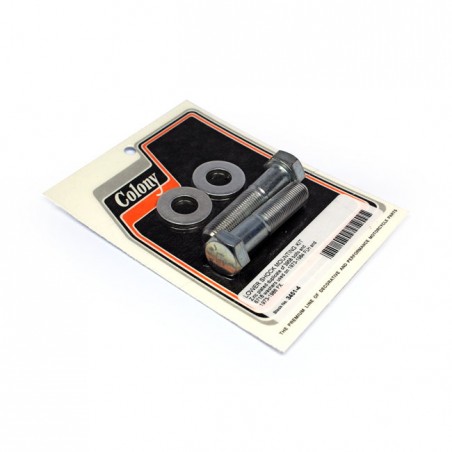 colony - Lower Shock Mount Kit - Zinc - Harley-Davidson FX 73-86, FLH 73-84 - COLONY
