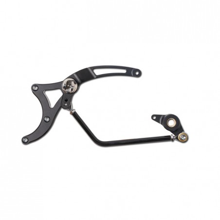 Performance Machine, mid controls. Black ops 18-20 Softail. Primary shift shaft plug kit 592174 required for models converting 
