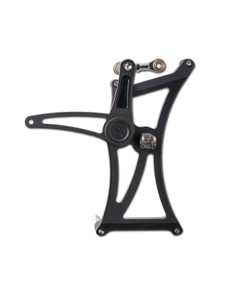 Performance Machine, mid controls. Black ops 18-20 Softail. Primary shift shaft plug kit 592174 required for models converting 