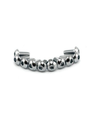 colony - Vis Allen tête bouton - 5/16"-18 x 2 - Chrome - Pack de 10 - COLONY