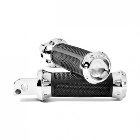 Performance Machine, Overdrive passenger footpegs. Chrome 18-20 Softail (passenger)