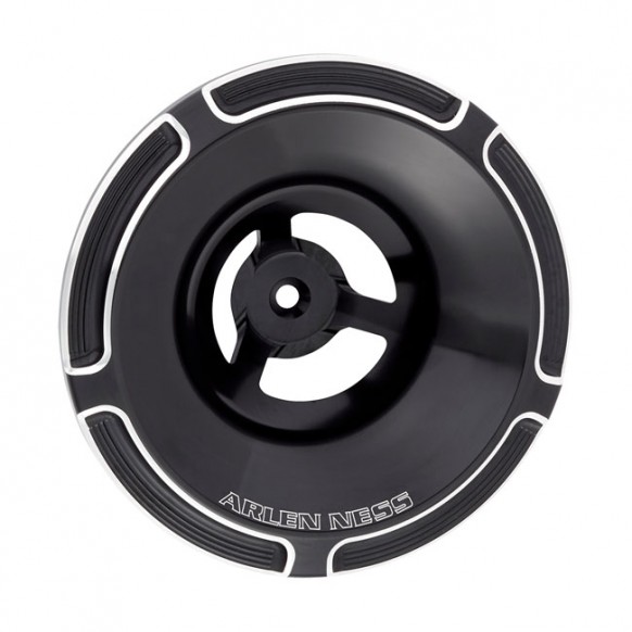 Arlen Ness, Beveled Velocity 65°/90° air cleaner cover. Blk All Arlen Ness Velocity 65° or 90° air cleaners